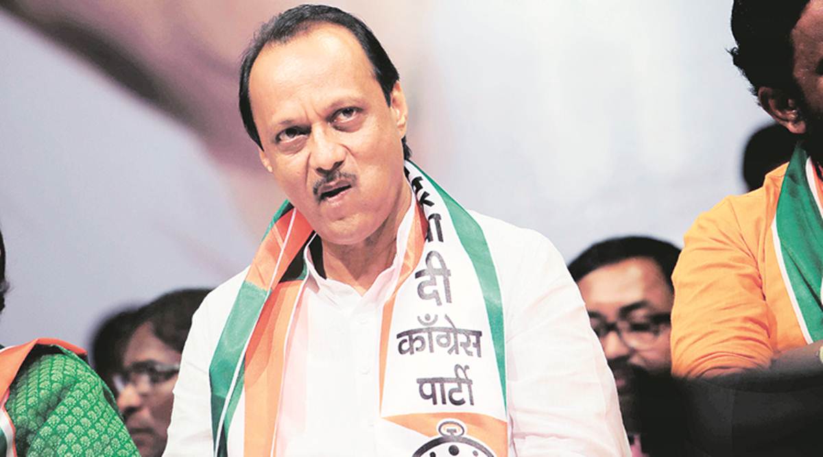 Ajit Pawar, irrigation scam, Ajit Pawar clean chit in irrigation scam, ACB report in irrigation scam, Maharashtra Deputy Chief Minister Ajit Pawar, Sharad Pawar, NCP, Maharashtra government, indian express