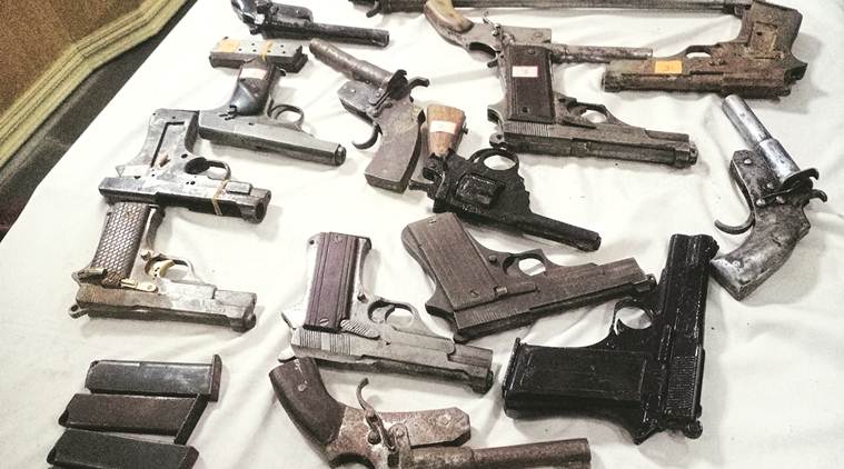  Kolkata news, Kolkata city news, Hooghly weapon cache seized, indian express news