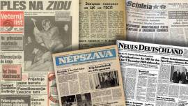 How the press in Eastern Europe reacted to the fall of the Berlin Wall
