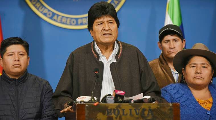 Bolivia's Evo Morales resigns after protests over disputed October vote