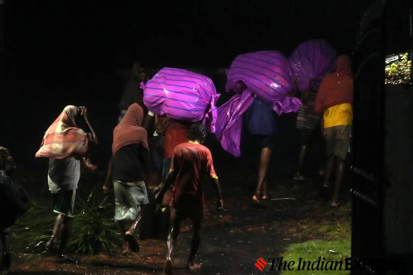 cyclone bulbul, cyclone bulbul kolkata, cyclone bulbul photos, cyclone bulbul latest news, indian express news
