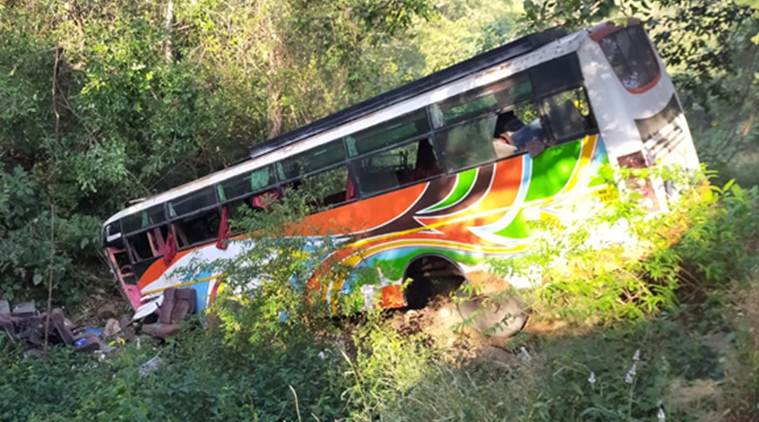 Five killed, several injured after bus falls into gorge on Pune-Mumbai ...