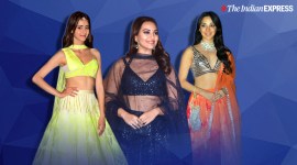 lehenga designs, lehenga for wedding, lehenga ethnic wear, kareena kapoor latest photos, karisma kapoor latest photos, ananya pandey latest photos, sonakshi sinha latest photos, diana penty latest photos, lifestyle, indian express, celeb fashion