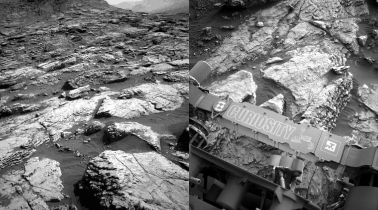 central butte, curiosity rover central butte images, nasa. mars, gale crater, central butte pictures