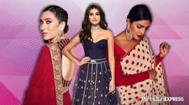 Sabyasachi designs, Sabyasachi lehenga, Sabyasachi sari, deepika padukone in Sabyasachi, deepika padukone latest photos, sara ali khan latest photos, tara sutaria latest photos, celeb fashion, lehenga, indian express, lifestyle