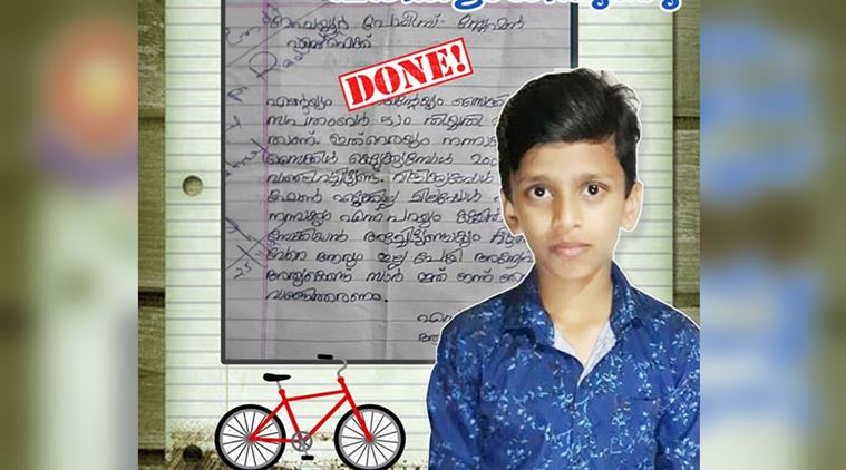 Kerala Police Intervenes After Boy Complains About Delay In Cycle