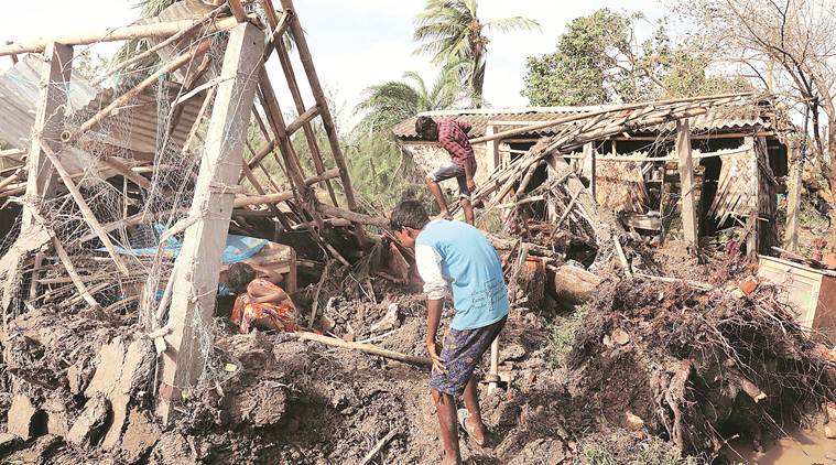 Cyclone Bulbul, Cyclone Bulbul destruction, Bulbul, Cyclone Bulbul West Bengal, West Bengal Cyclone Bulbul, India news, Indian Express