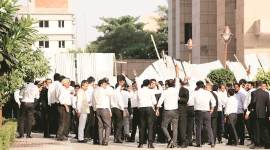 delhi lawyers protest, delhi police lawyers standoff, delhi police protest, tis hazari court violence, Tis Hazari court fight, delhi city news