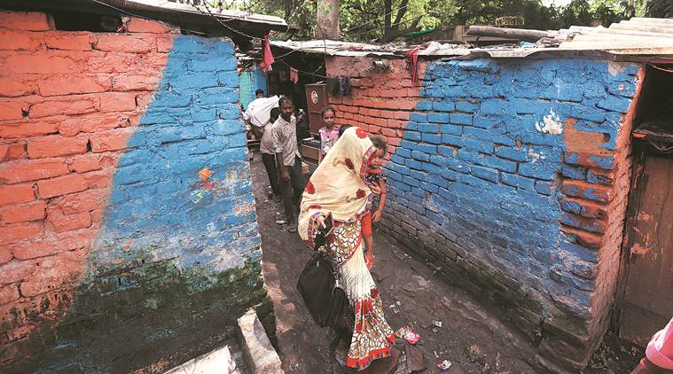 delhi slums, delhi slum families shifted, ews housing delhi, delhi city news
