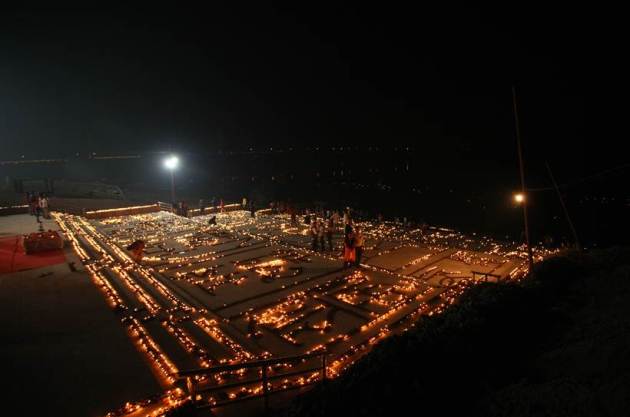 dev deepawali, dev deepawali allahabad, yamuna river, dev deepawali in allahabad, deepawali celebrations in allahabad, indian express news