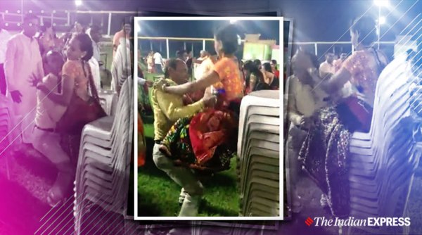 musical chair funny video, new games, funny games, couple games, kitty parties games, funny chair games, funny parties games, viral news, trending, indian express news