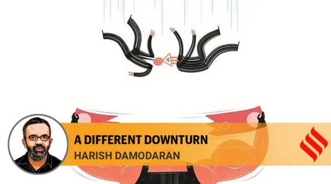 This is India's first ever slowdown at a time of political as well as macroeconomic stability