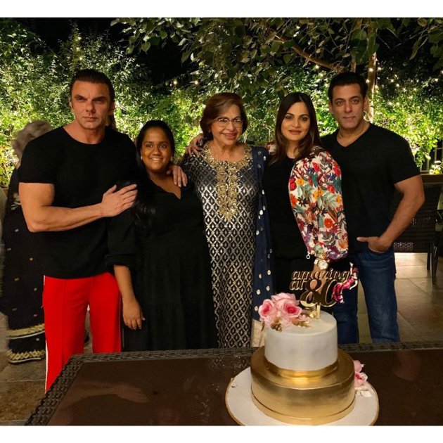 salman khan at helen birthday party