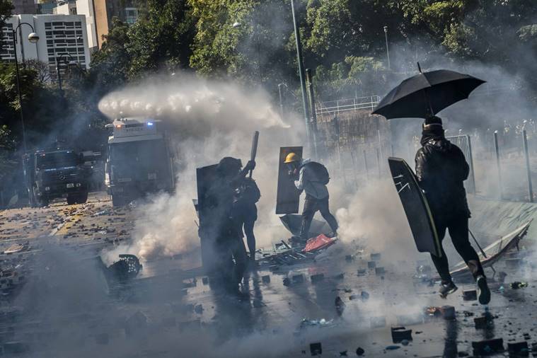 hong kong protests, hong kong violence, hong kong tension, carrie lam, hong kong crisis, hong kong news, world news, indian express