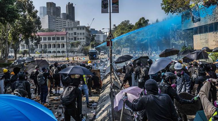 hong kong protests, hong kong violence, hong kong tension, carrie lam, hong kong crisis, hong kong news, world news, indian express