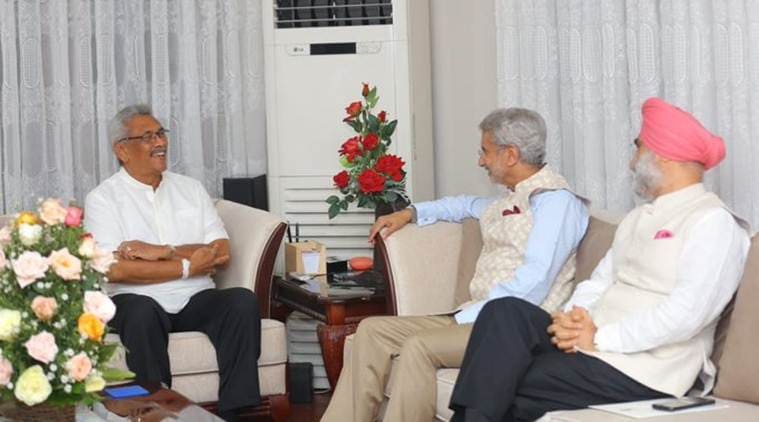 Gotabaya Rajapaksa, Gotabaya Rajapaksa india visit, sri lanka president india visit, sri lanka india ties, jaishankar, jaishankar srilanka visit, 