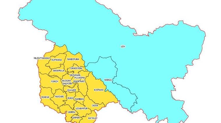 new map of india, new india map, new india political map, J&K UT, Ladakh UT