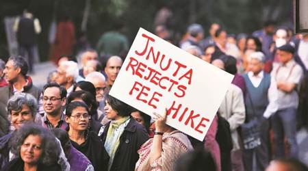 JNU, JNU protest, JNU fee hike, Jawaharlal Nehru University, HRD ministry, education news