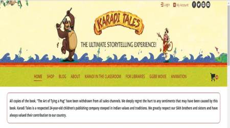 book on tying pagri withdrawn, book on tying turban withdrawn Art of tying a pug book, Karadi tales, Sikh community backlash, turban wordplay, punjab news, indian express