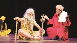 National Bhand Theatre, Gosain Pathar, jatra, Kashmir indigenous folk theatre form, National School of Drama, indianexpress, bhand theatre, kashmir theatre,