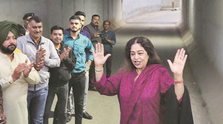 Chandigarh MP Kirron kher pulls up chief engineer: ‘See the condition of roads’