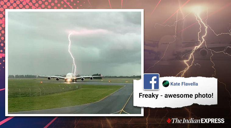 Pilot Captures Planes Narrow Escape From Lightning Strike At Christchurch Airport Trending 