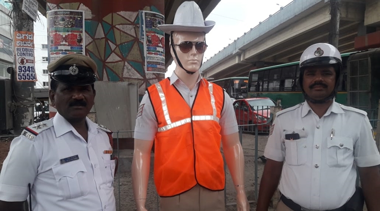 Bengaluru traffic police takes up mannequin challenge to curb traffic  violations - IBTimes India