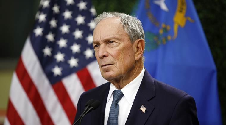 Michael Bloomberg Michael Bloomberg US elections US elections Michael Bloomberg Michael Bloomberg on TV ads US elections 2020 US Presidential elections US Presidential elections 2020 World news Indian Express