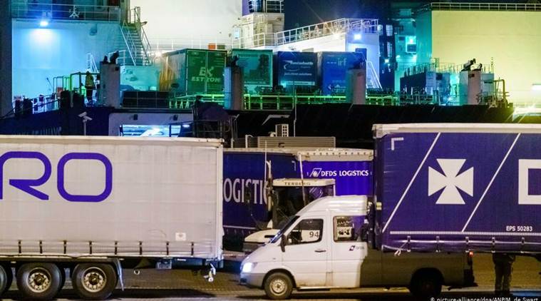 Dutch authorities find 25 migrants in refrigerated container on UK-bound ferry