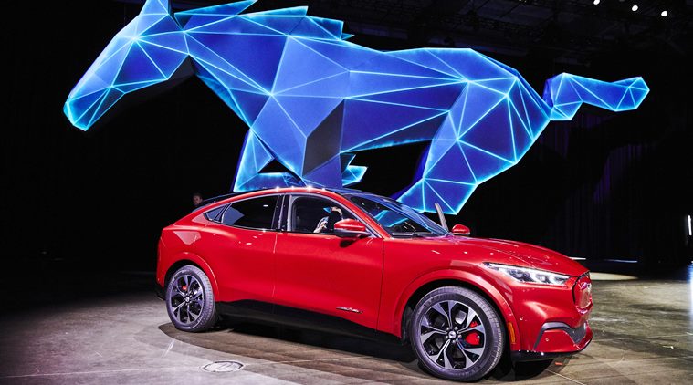 Ford Mustang Mach E ، Mustang SUV Launch ، Ford Motors ، Los Angeles Auto Show ، Auto News ، Indian Express