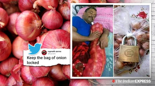 Onion, Onion prices, Onion price hike, Onion price hike memes, Onion produce crisis, Onion rates, Onion Prive in India, Trending, Indian express news