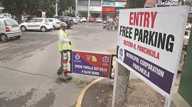 Panchkula news, chandigarh city news, Panchkula municipal corporation, parking in Panchkula