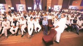 maharashtra government, maharashtra news, congress shiv sena ncp show of strength, sharad pawar, ajit pawar, maharashtra political news