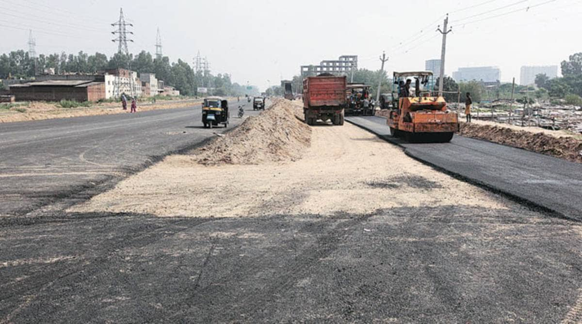 road construction, road development