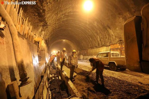 rohtang, rohtang tunnel, rohtang tunnel project, Lahaul-Spiti district, himachal pradesh snowfall, himachal pradesh, rohtang pass, Lahaul-Spiti tourism, indian express hardlook