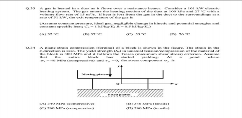 GATE 2020 Mechanical Engineering sample paper | Education Gallery News Sns-Brigh10