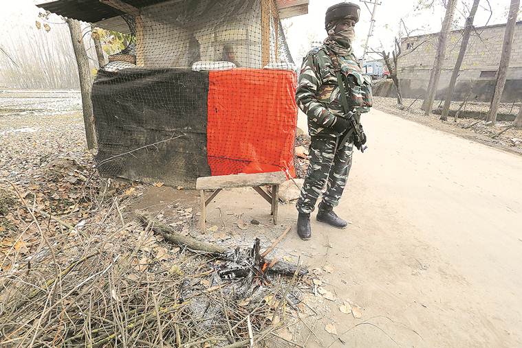 kashmir snow, srinagar snowfall, jammu kashmir weather, jammu kashmir snow, kashmir lockdown, kashmir article 370, srinagar winter, jammu kashmir winter, indian express news