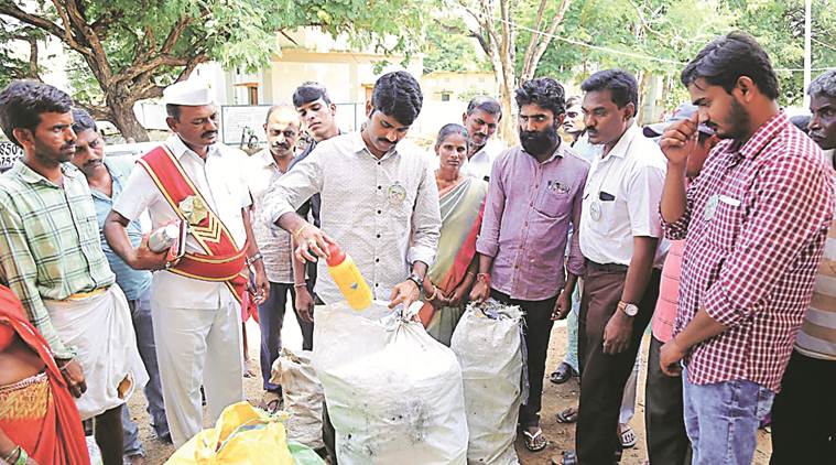 In Mulugu — collect 1 kg plastic waste, get 1 kg rice 