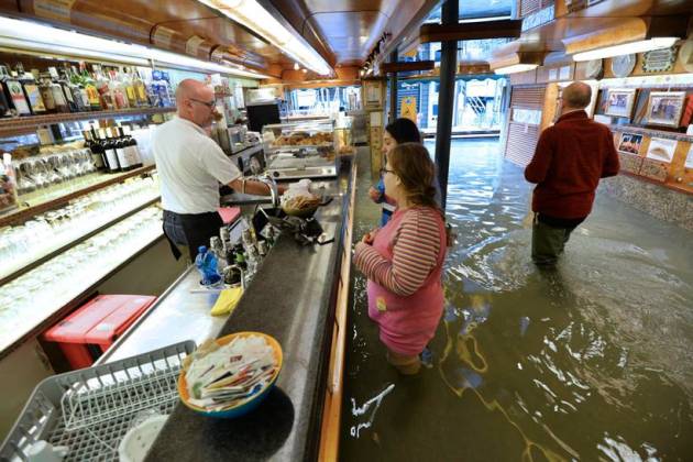 venice flood, venice water level rise, venice deluge, venice tide, world news, indian express