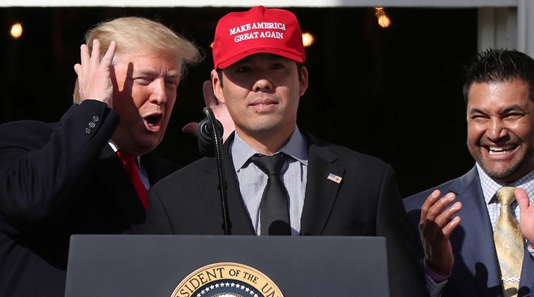 Trump honors World Series champion Nationals at White House