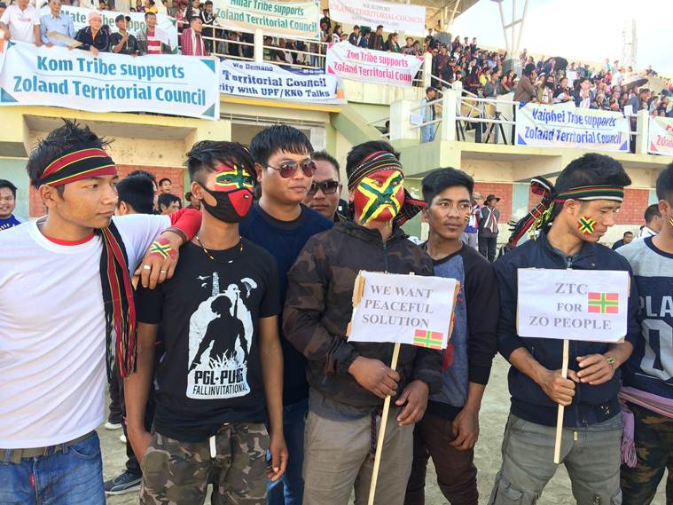 759px x 569px - Manipur: Zomi tribes organize peace rally demanding Zoland ...