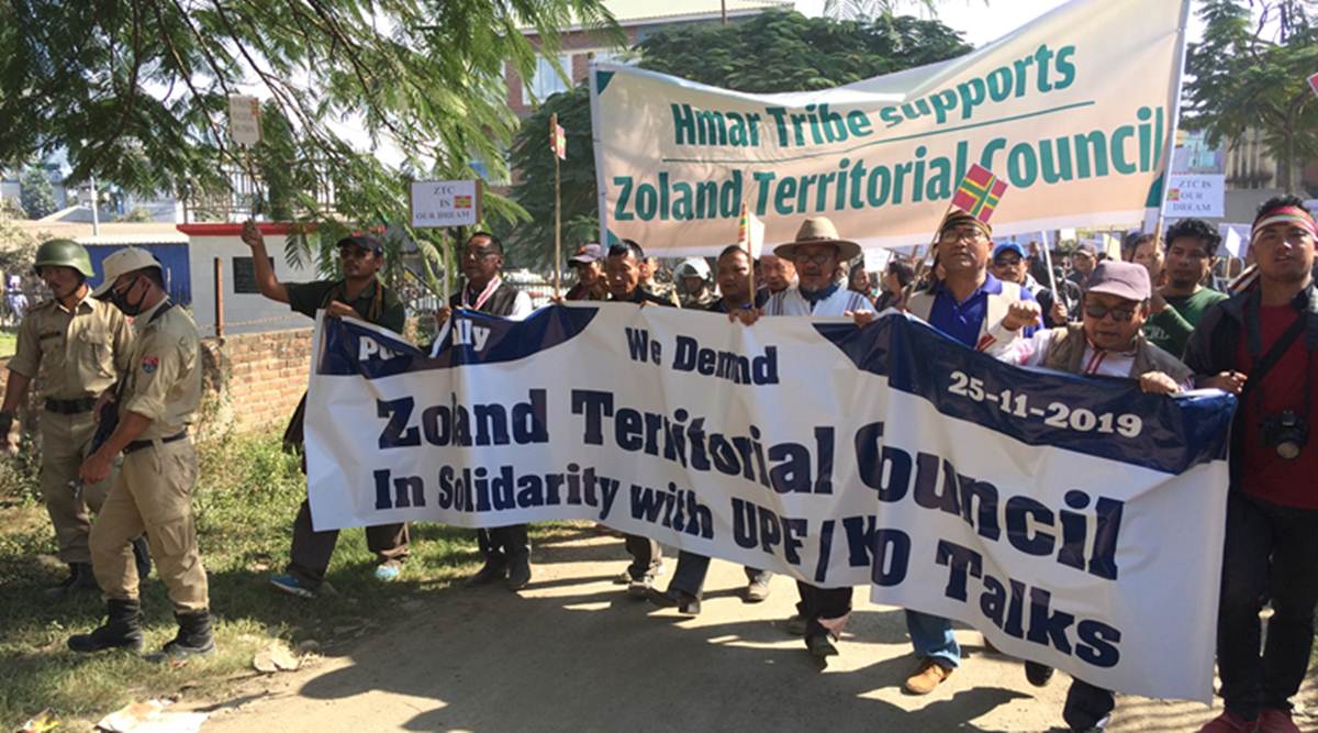 1200px x 667px - Manipur: Zomi tribes organize peace rally demanding Zoland ...