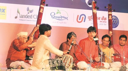 Pandit Bhimsen Joshi, Viraj joshi, Pandit Bhimsen Joshi grandson viraj joshi, art and culture, music, indian express, classical music
