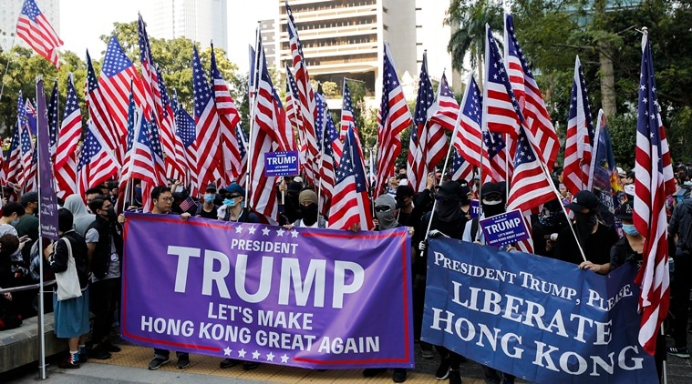 Hong Kong protests, Hong Kong US law, Hong Kong Donald Trump, Donald Trump On Hong Kong protests, 