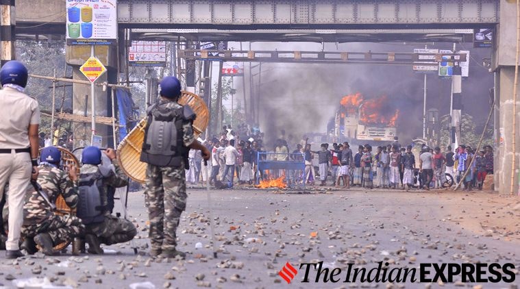 bengal protest, cab, citizenship law, citizenship act protests in bengal, trains set on fire in bengal, kolkata city news