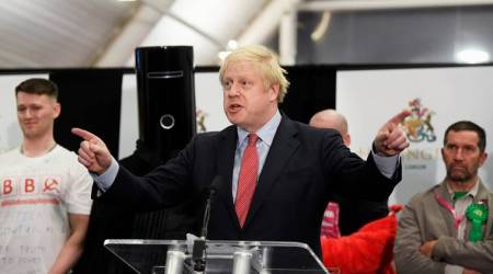 UK elections results, UK brexit election Boris JOhnson, Boris Johnson UK brexit, Boris Johnson Labour party, world news indian express
