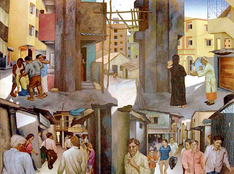 Mumbai artist Sudhir Patwardhan, Mumbai artist Sudhir Patwardhan National Gallery of Modern Art