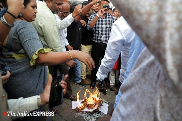 Citizenship Amendment Act, CAA protests, Citizenship protests, Citizenship Act protests, CAA, CAB, CAB protests, CAA protests Mumbai, Mumbai CAA protests, CAA support rally, Mumbai CAA support rally, India news, Indian Express