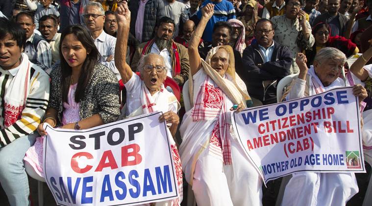 Citizenship Amendment Bill, CAB 2019, CAB protests, Citizenship Bill protests, Citizenship Amendment Bill protests, Amit Shah, Assam protests, Assam CAB protests, India news, Indian Express