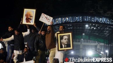 Delhi: Old PHQ becomes site of midnight protest